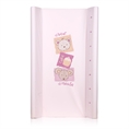 Hard Diaper Changing Mat Short 50x70 cm / Pink